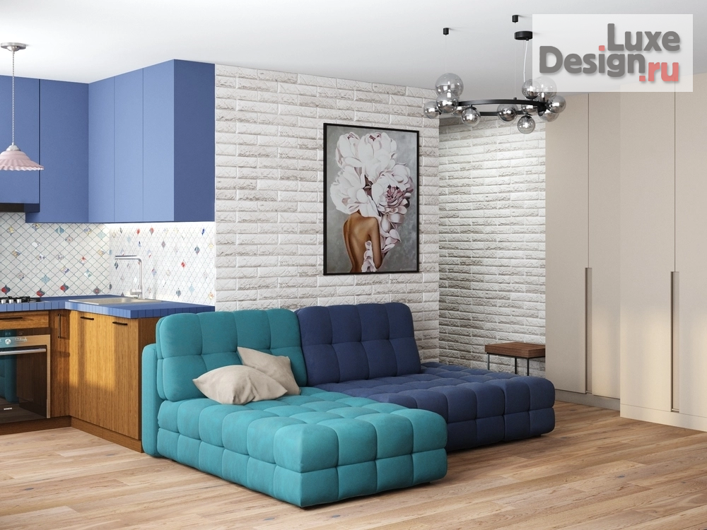 Дизайн интерьера однокомнатной квартиры "Квартира в Москве" (фото 30)