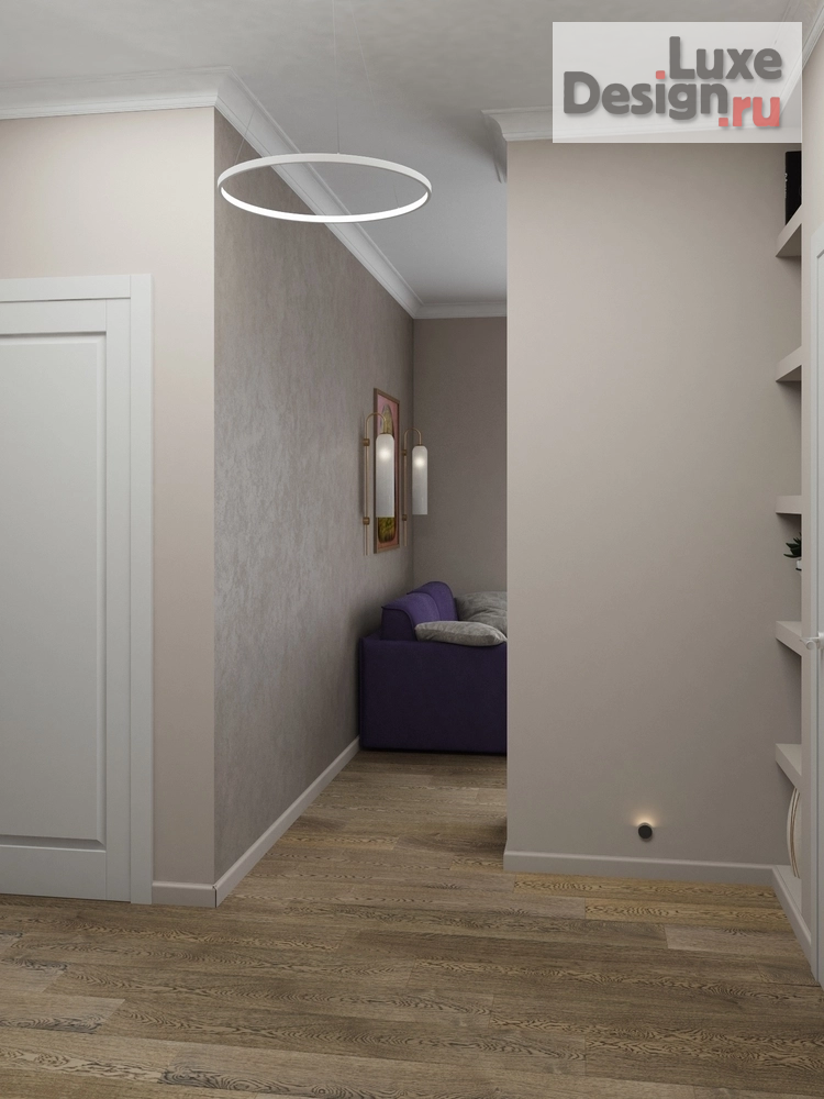 Дизайн интерьера однокомнатной квартиры "ЖК Свой - Москва" (фото 12)