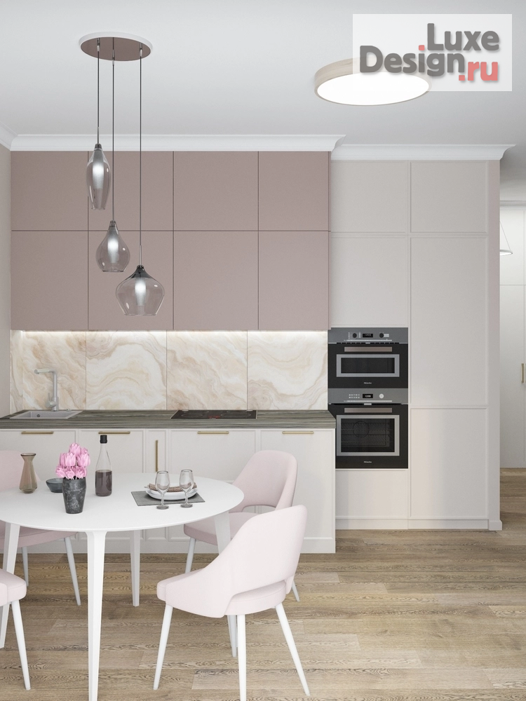 Дизайн интерьера однокомнатной квартиры "ЖК Свой - Москва" (фото 3)