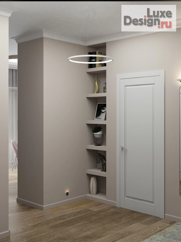 Дизайн интерьера однокомнатной квартиры "ЖК Свой - Москва" (фото 15)