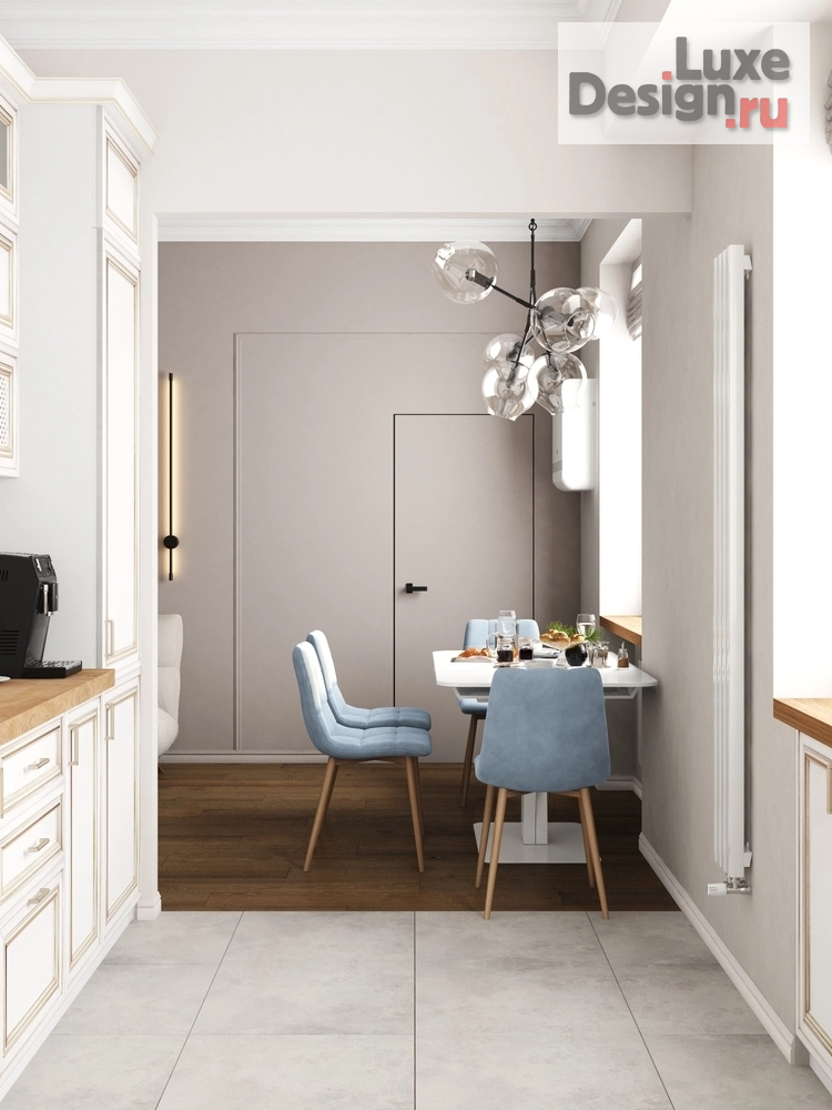 Дизайн интерьера трехкомнатной квартиры "Квартира в Москве" (фото 8)