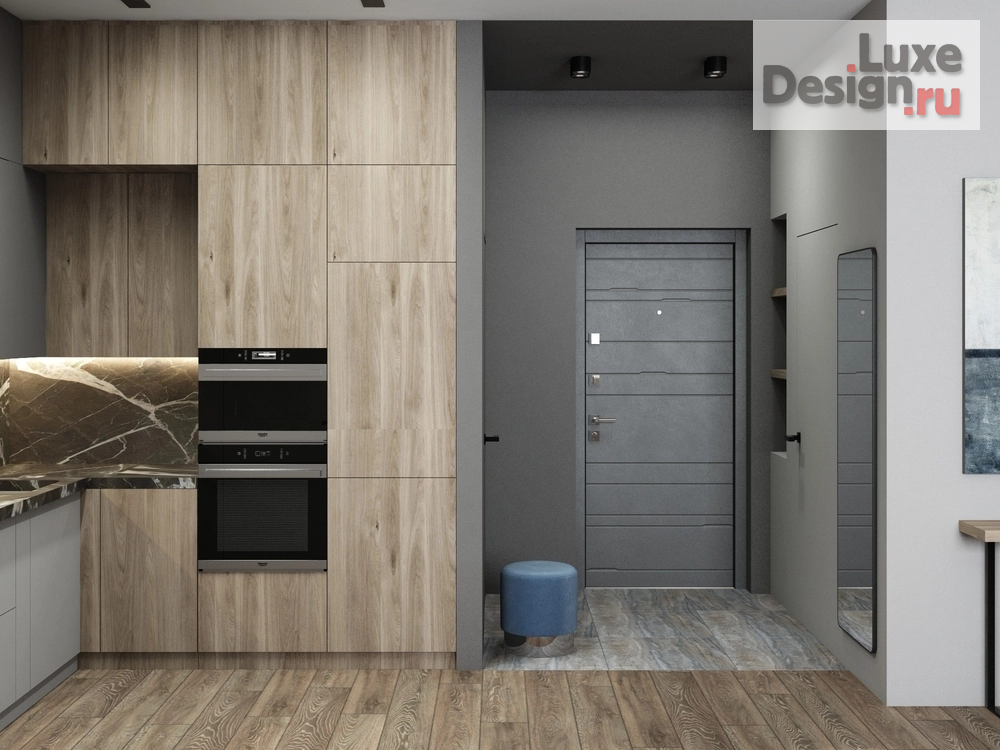 Дизайн интерьера двухкомнатной квартиры "ЖК Сиреневый парк" (фото 6)