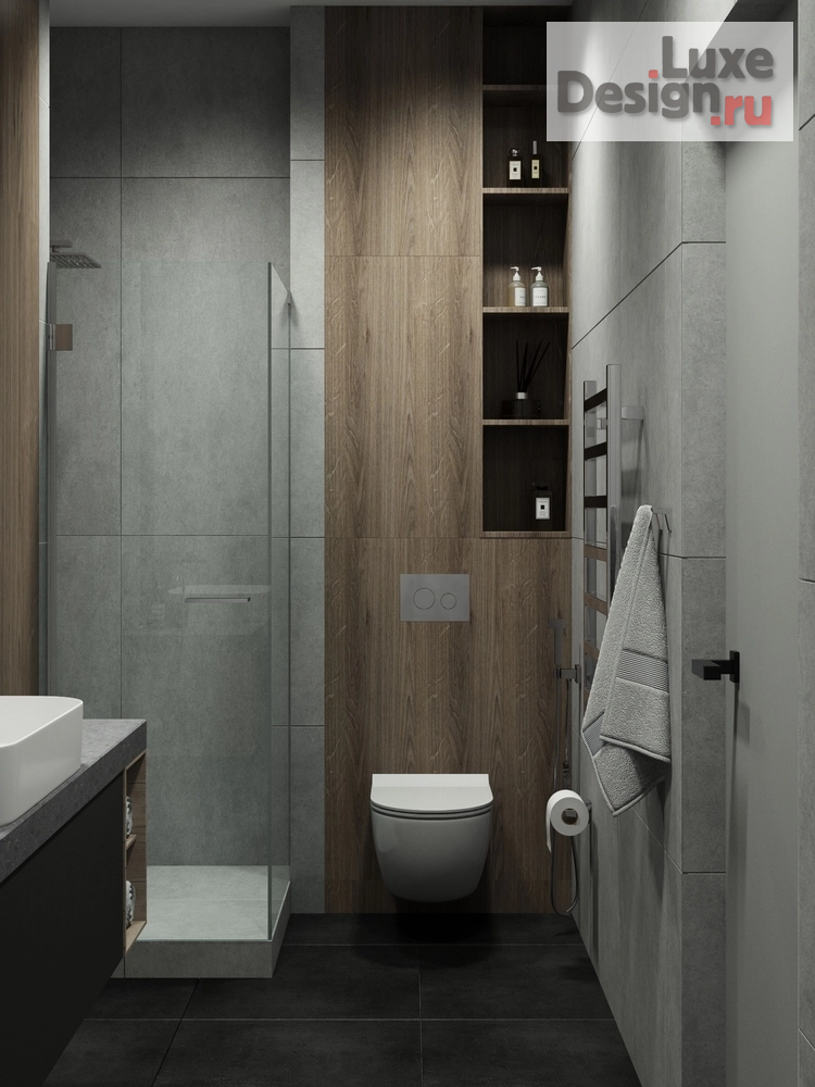 Дизайн интерьера двухкомнатной квартиры "ЖК Сиреневый парк" (фото 19)