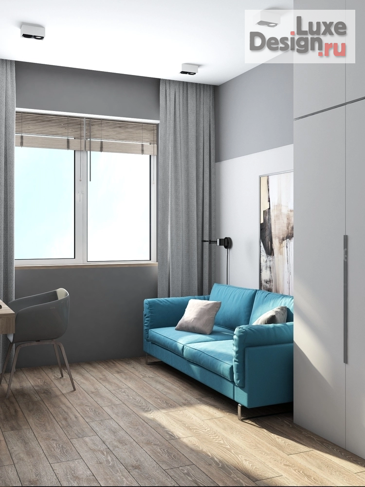 Дизайн интерьера двухкомнатной квартиры "ЖК Сиреневый парк" (фото 18)