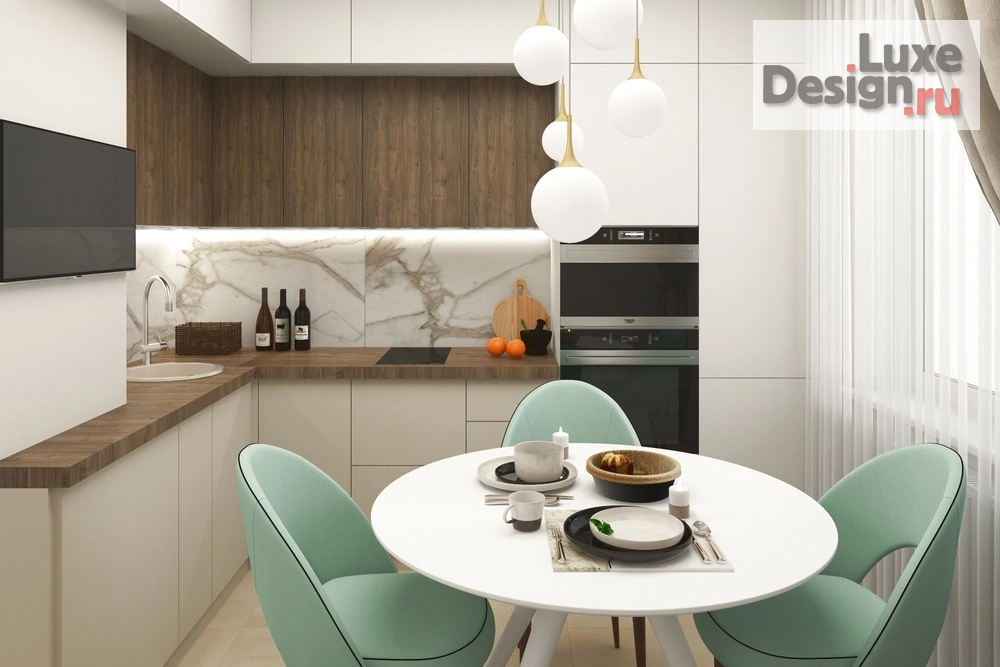 Дизайн интерьера однокомнатной квартиры "Проект квартиры в Москве" (фото 11)