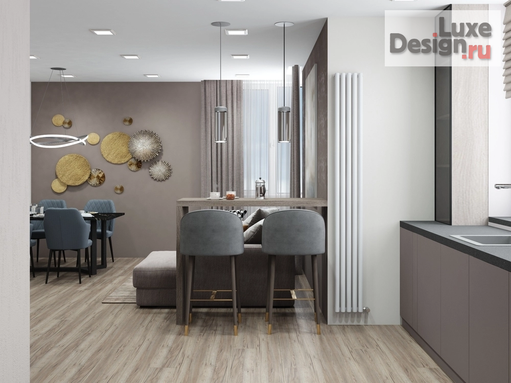 Дизайн интерьера трехкомнатной квартиры "Квартира в Королеве " (фото 6)