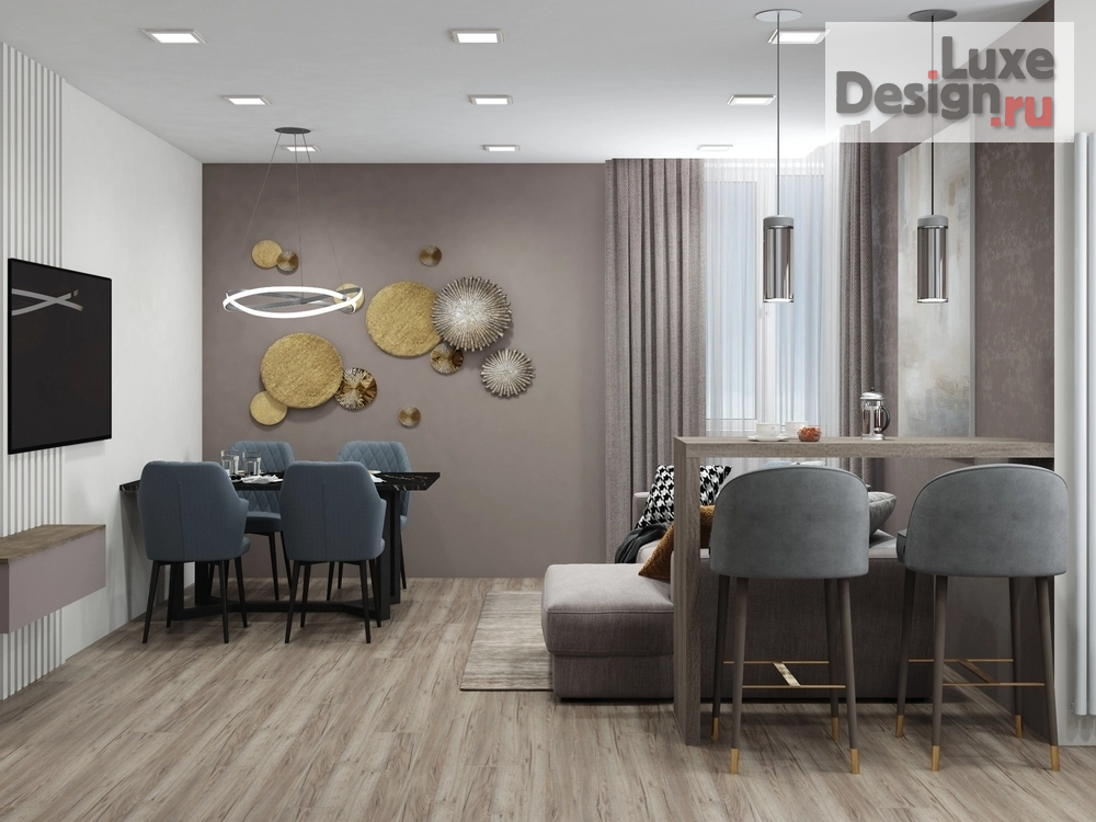 Дизайн интерьера трехкомнатной квартиры "Квартира в Королеве " (фото 13)