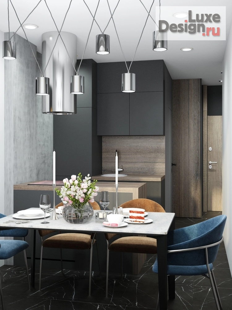 Дизайн интерьера двухкомнатной квартиры "Проект квартиры в Москве" (фото 21)