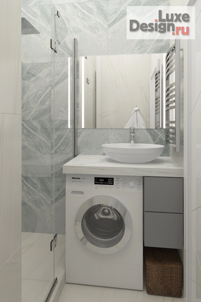 Дизайн интерьера однокомнатной квартиры "Проект квартиры в Москве" (фото 12)