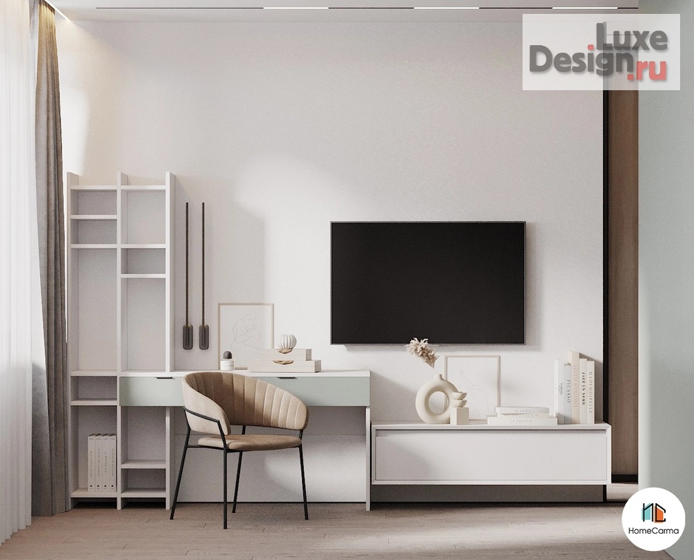 Дизайн интерьера двухкомнатной квартиры "ЖК Лица" (фото 7)