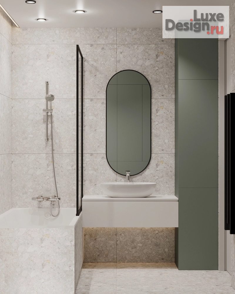 Дизайн интерьера двухкомнатной квартиры "ЖК Лица" (фото 11)