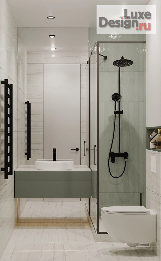 Дизайн интерьера двухкомнатной квартиры "ЖК Лица" (фото 12)