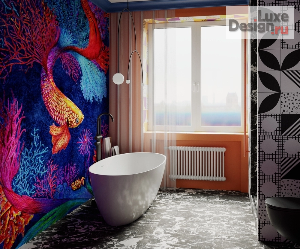 Дизайн интерьера четырехкомнатной квартиры "Дом Композиторов" (фото 15)