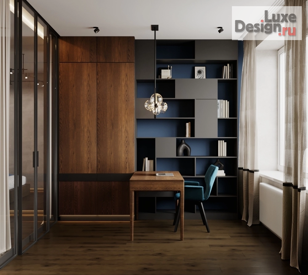 Дизайн интерьера однокомнатной квартиры "ЖК Авеню 77" (фото 7) от дизайнера Регина Барон Дизайн интерьера однокомнатной квартиры "ЖК Авеню 77" (фото 7)