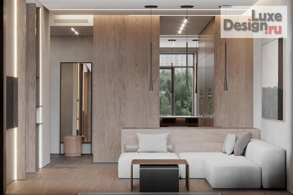 Дизайн интерьера однокомнатной квартиры "ЖК Суббота" (фото 2)