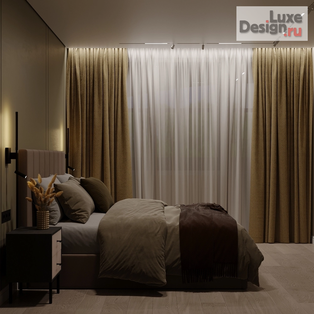 Дизайн интерьера двухкомнатной квартиры "Сочи" (фото 11)