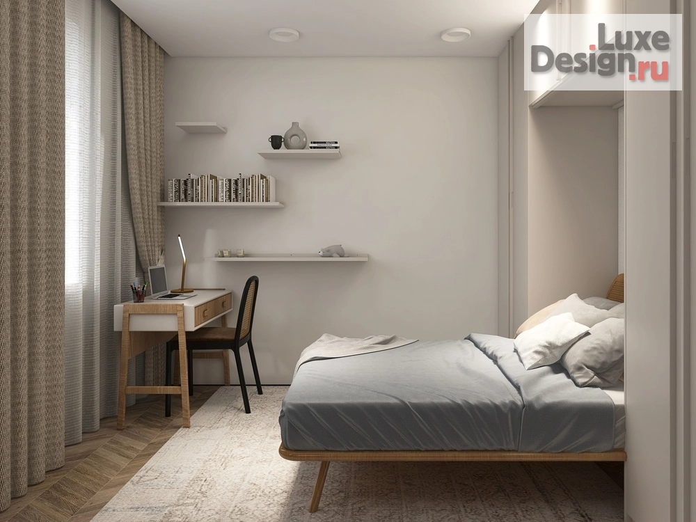 Дизайн интерьера двухкомнатной квартиры "Патриаршие" (фото 7)