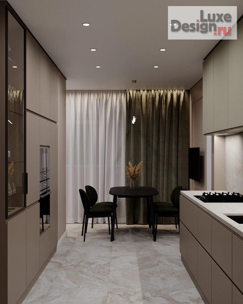 Дизайн интерьера двухкомнатной квартиры "Сочи" (фото 9)