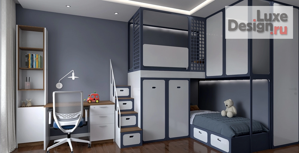 Дизайн интерьера трехкомнатной квартиры "Новое Тушино" (фото 7)