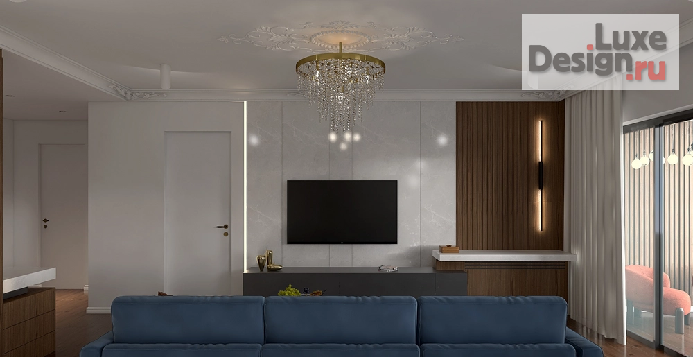 Дизайн интерьера трехкомнатной квартиры "Новое Тушино" (фото 10)