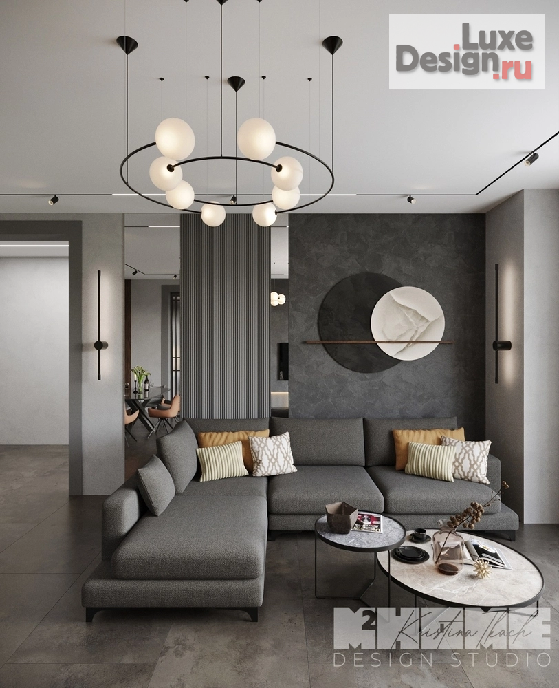 Дизайн интерьера коттеджа "AIR HOUSE" (фото 4) от дизайнера Ткач Кристина Геннадьевна Дизайн интерьера коттеджа "AIR HOUSE" (фото 4)