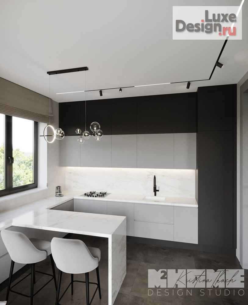 Дизайн интерьера коттеджа "AIR HOUSE" (фото 9) от дизайнера Ткач Кристина Геннадьевна Дизайн интерьера коттеджа "AIR HOUSE" (фото 9)