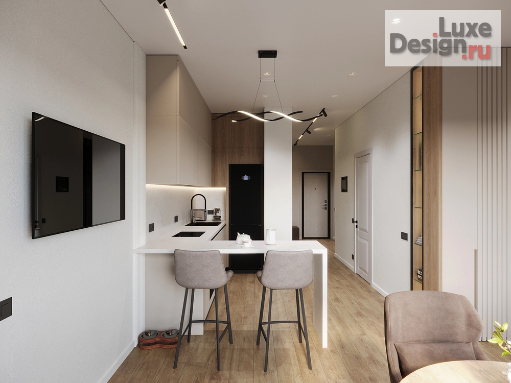 Дизайн интерьера однокомнатной квартиры "ПРИМЕТЫ ОСЕНИ" (фото 13) от дизайнера Ткач Кристина Геннадьевна Дизайн интерьера однокомнатной квартиры "ПРИМЕТЫ ОСЕНИ" (фото 13)