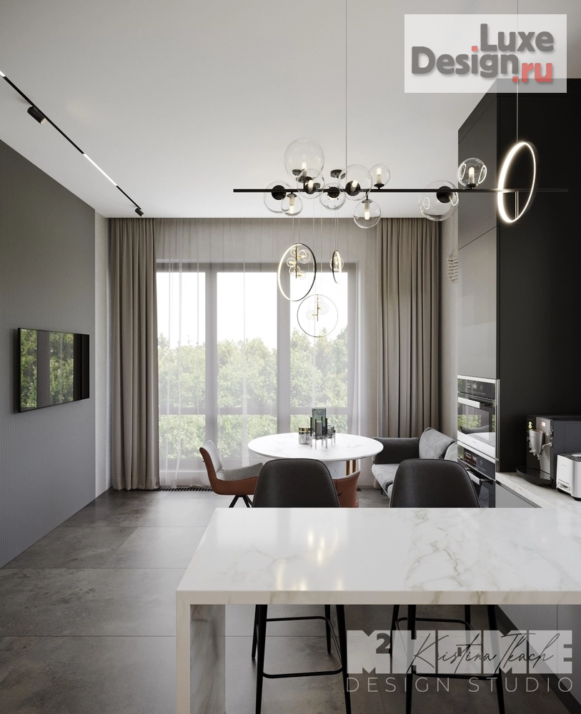 Дизайн интерьера коттеджа "AIR HOUSE" (фото 13) от дизайнера Ткач Кристина Геннадьевна Дизайн интерьера коттеджа "AIR HOUSE" (фото 13)