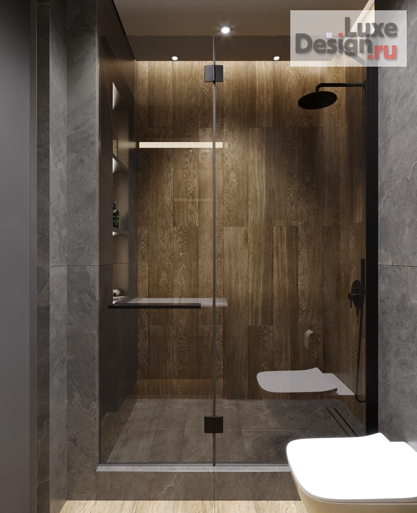 Дизайн интерьера трехкомнатной квартиры "ГРАФИТ" (фото 29)