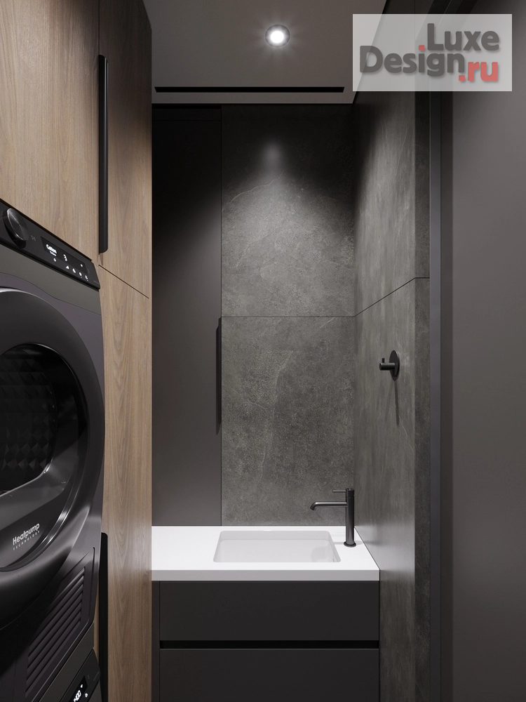 Дизайн интерьера трехкомнатной квартиры "ГРАФИТ" (фото 35)