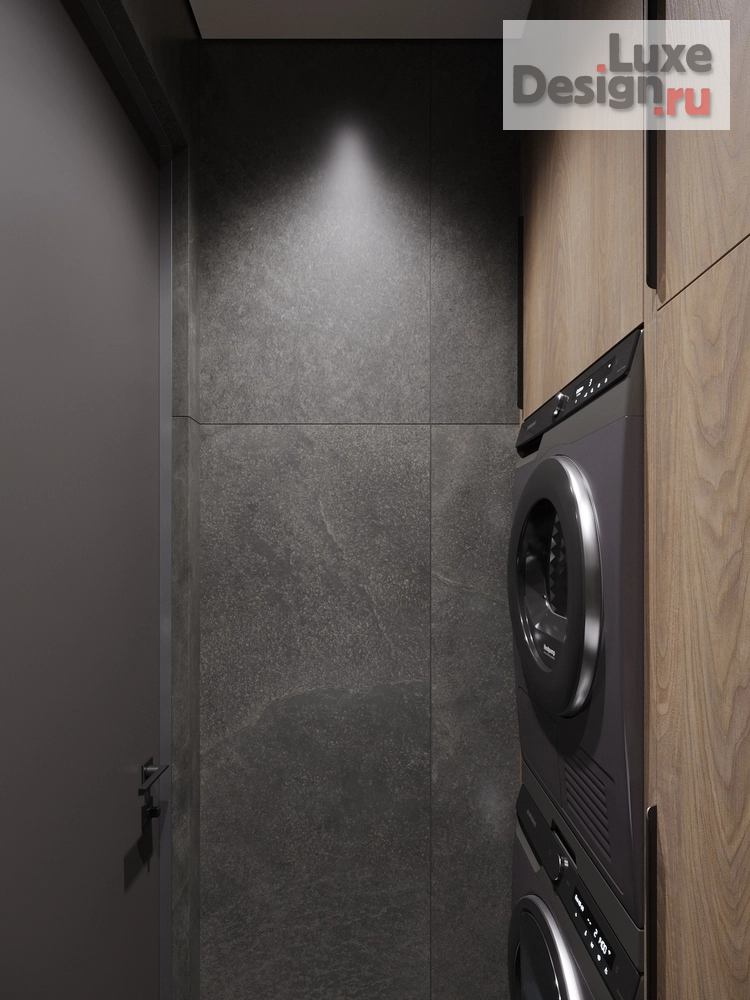 Дизайн интерьера трехкомнатной квартиры "ГРАФИТ" (фото 36)