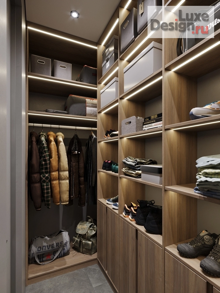 Дизайн интерьера трехкомнатной квартиры "ГРАФИТ" (фото 38)