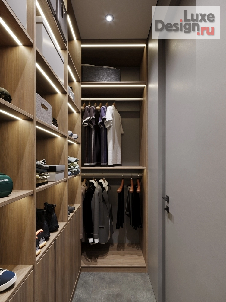 Дизайн интерьера трехкомнатной квартиры "ГРАФИТ" (фото 39)