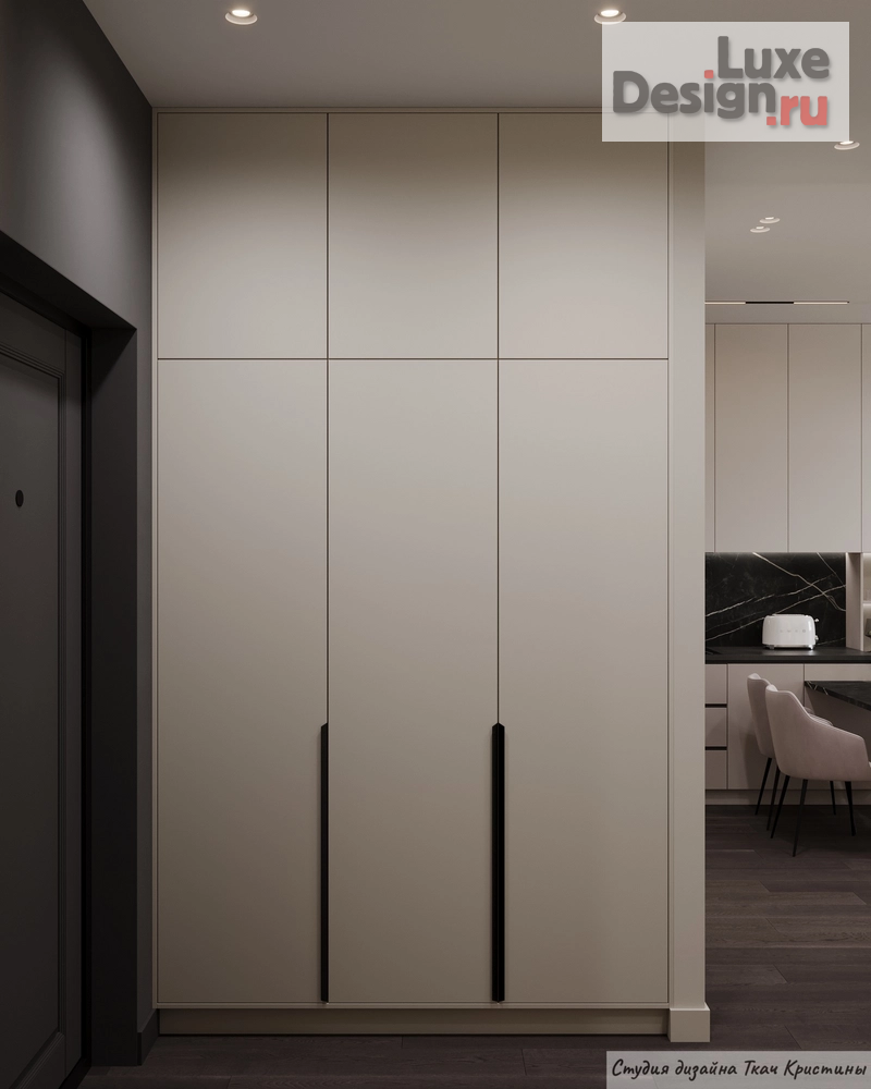 Дизайн интерьера квартиры "ПРОЕКТ "КОНТРАСТ"| ДИЗАЙН КВАРТИРЫ 72м2" (фото 26)