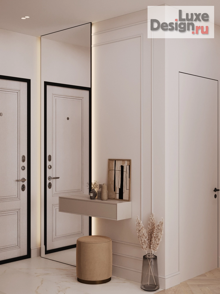 Дизайн интерьера трехкомнатной квартиры "POWDERY" (фото 11) от дизайнера Ткач Кристина Геннадьевна Дизайн интерьера трехкомнатной квартиры "POWDERY" (фото 11)