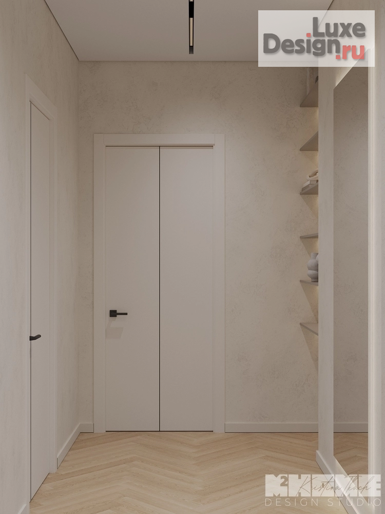 Дизайн интерьера четырехкомнатной квартиры "ПРОЕКТ BROWN RICE НА ОКТЯБРЬСКОЙ НАБЕРЕЖНОЙ" (фото 14)