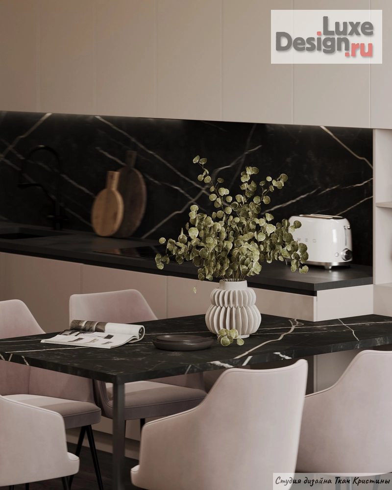 Дизайн интерьера квартиры "ПРОЕКТ "КОНТРАСТ"| ДИЗАЙН КВАРТИРЫ 72м2" (фото 2)