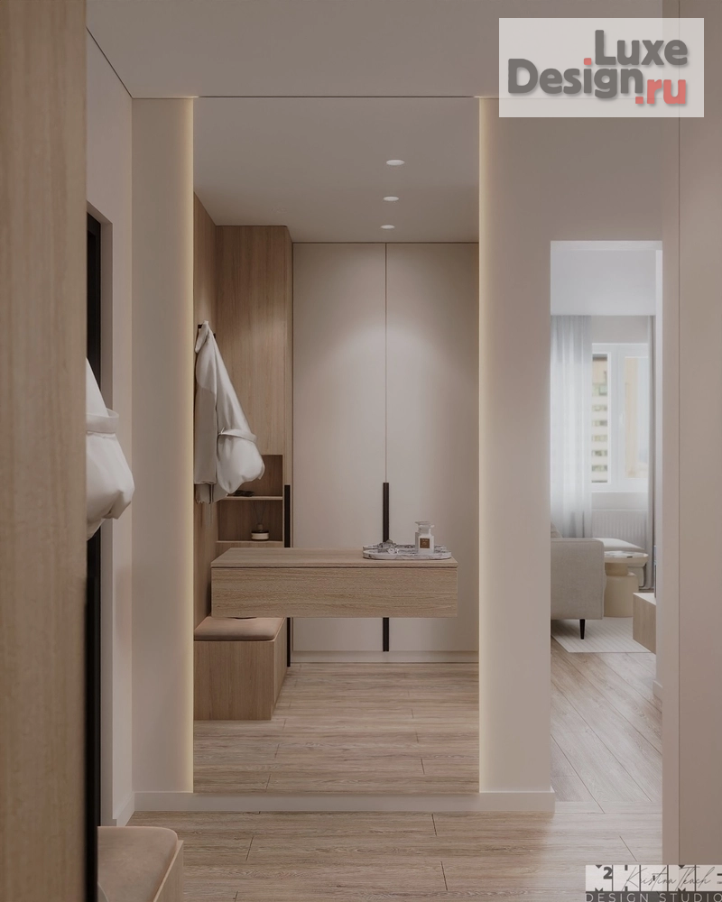 Дизайн интерьера квартиры "ДИЗАЙН-ПРОЕКТ КВАРТИРЫ 52 м2 | WHITE & BREEZE" (фото 12) от дизайнера Ткач Кристина Геннадьевна Дизайн интерьера квартиры "ДИЗАЙН-ПРОЕКТ КВАРТИРЫ 52 м2 | WHITE & BREEZE" (фото 12)