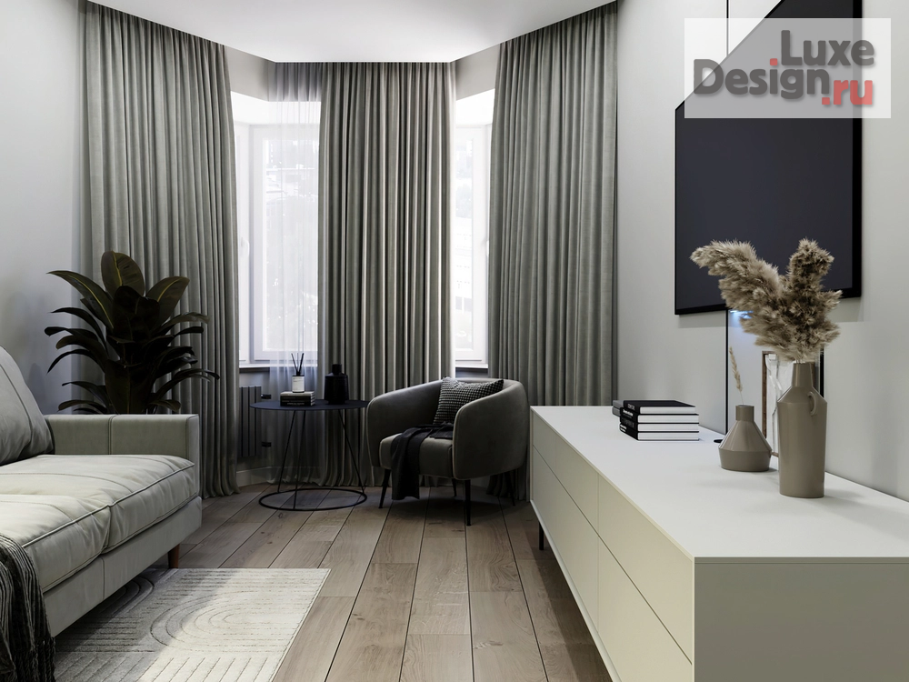 Дизайн интерьера однокомнатной квартиры "SIMPLY" (фото 14)