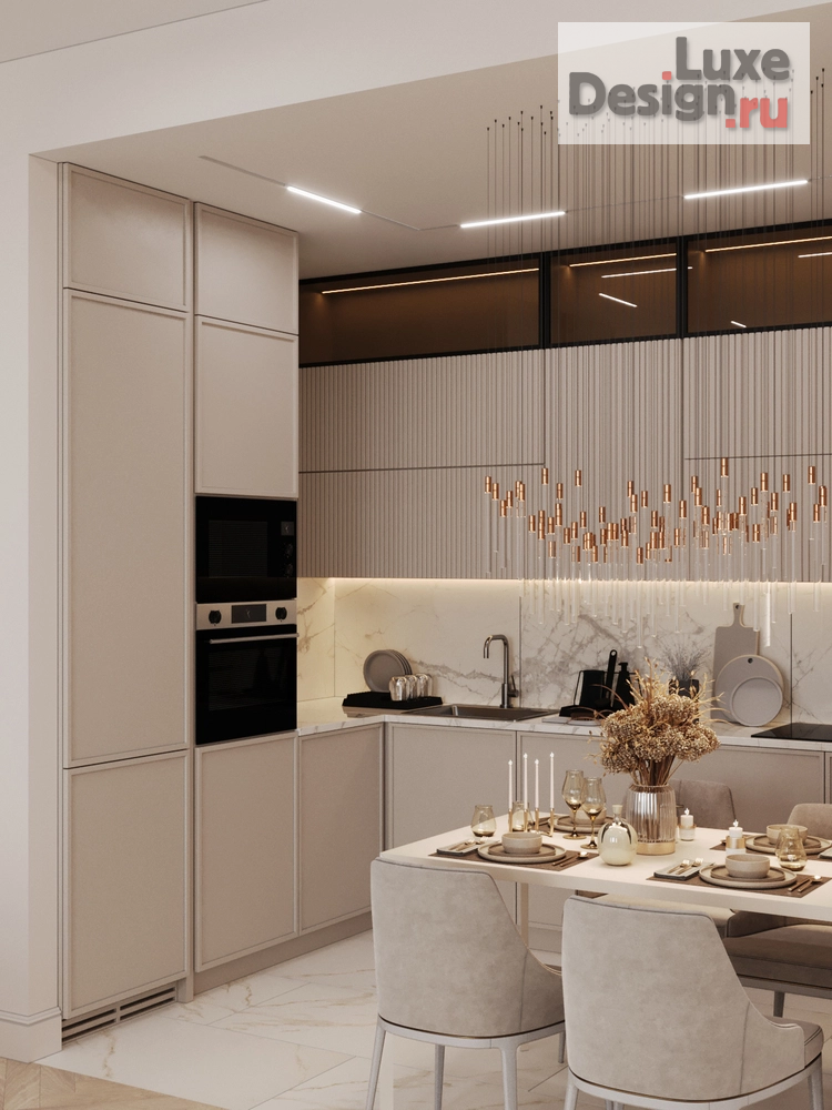 Дизайн интерьера трехкомнатной квартиры "POWDERY" (фото 15) от дизайнера Ткач Кристина Геннадьевна Дизайн интерьера трехкомнатной квартиры "POWDERY" (фото 15)