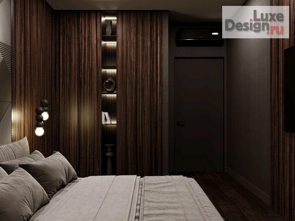 Дизайн интерьера двухкомнатной квартиры "ШОКОЛАД И ПЕРЕЦ" (фото 11)