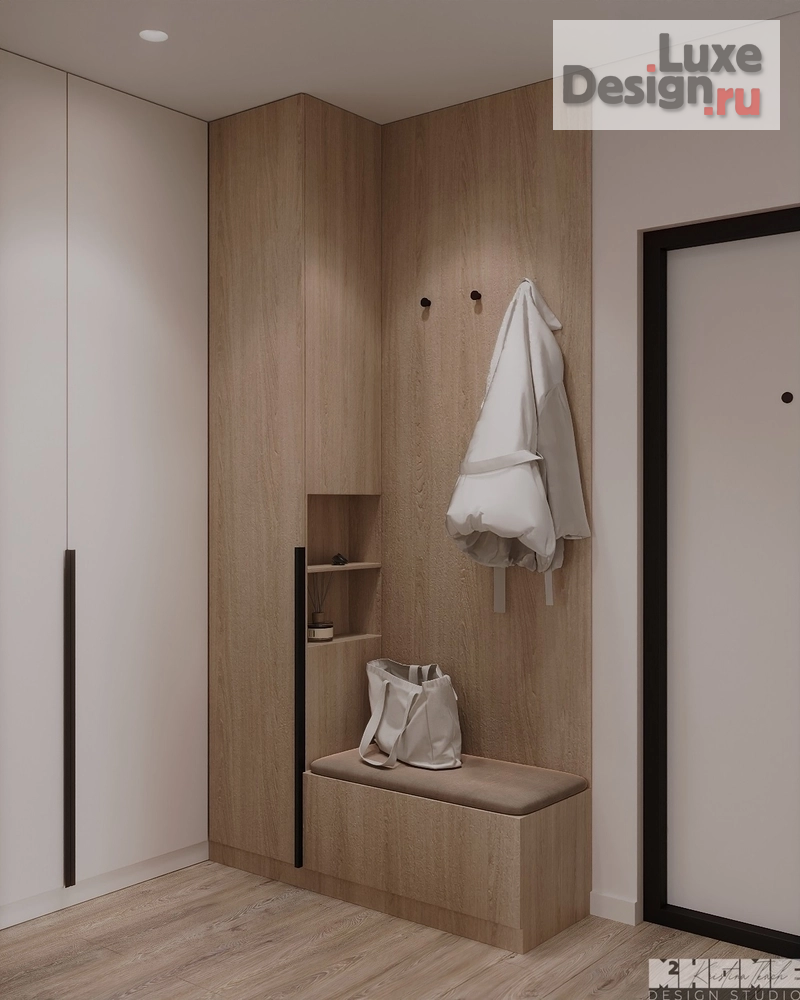 Дизайн интерьера квартиры "ДИЗАЙН-ПРОЕКТ КВАРТИРЫ 52 м2 | WHITE & BREEZE" (фото 14) от дизайнера Ткач Кристина Геннадьевна Дизайн интерьера квартиры "ДИЗАЙН-ПРОЕКТ КВАРТИРЫ 52 м2 | WHITE & BREEZE" (фото 14)