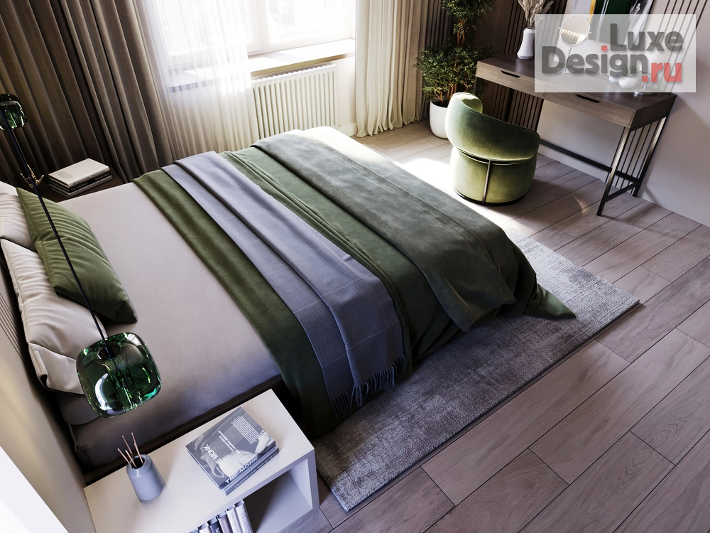 Дизайн интерьера двухкомнатной квартиры "FOREST" (фото 10)