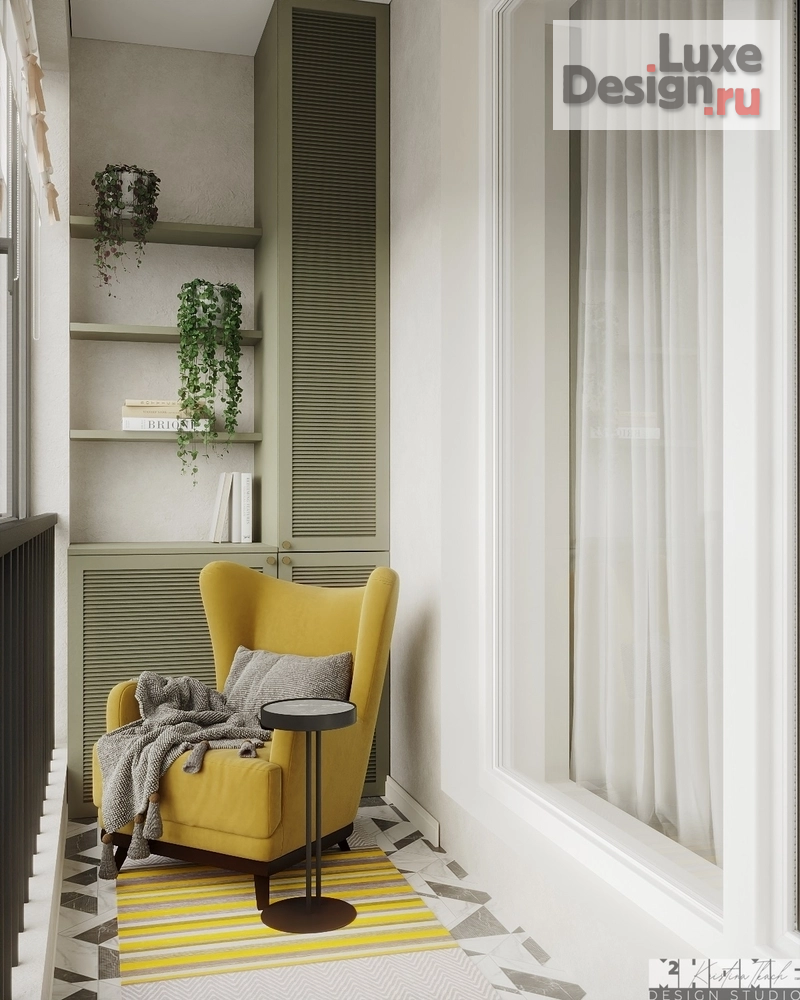 Дизайн интерьера квартиры "КВАРТИРА С РАСТИТЕЛЬНЫМ ДИЗАЙНОМ 42 м2" (фото 17)