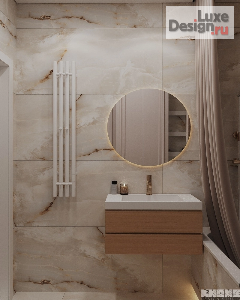 Дизайн интерьера квартиры "ДВУХЭТАЖНАЯ КВАРТИРА 70 м2 В МОСКВЕ" (фото 1)