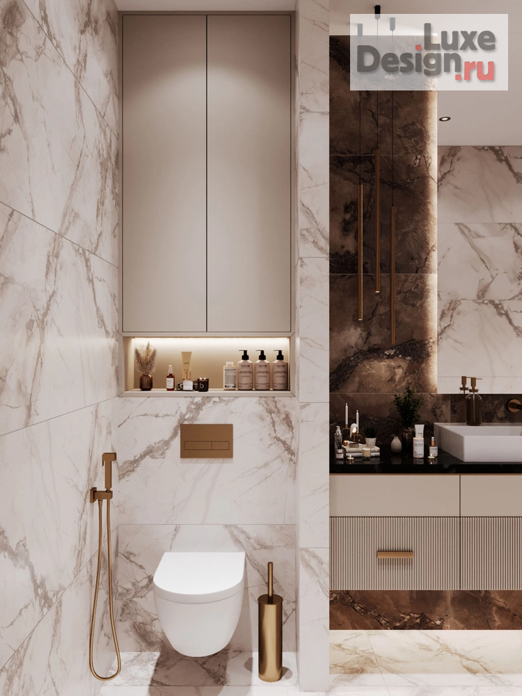 Дизайн интерьера трехкомнатной квартиры "POWDERY" (фото 35) от дизайнера Ткач Кристина Геннадьевна Дизайн интерьера трехкомнатной квартиры "POWDERY" (фото 35)