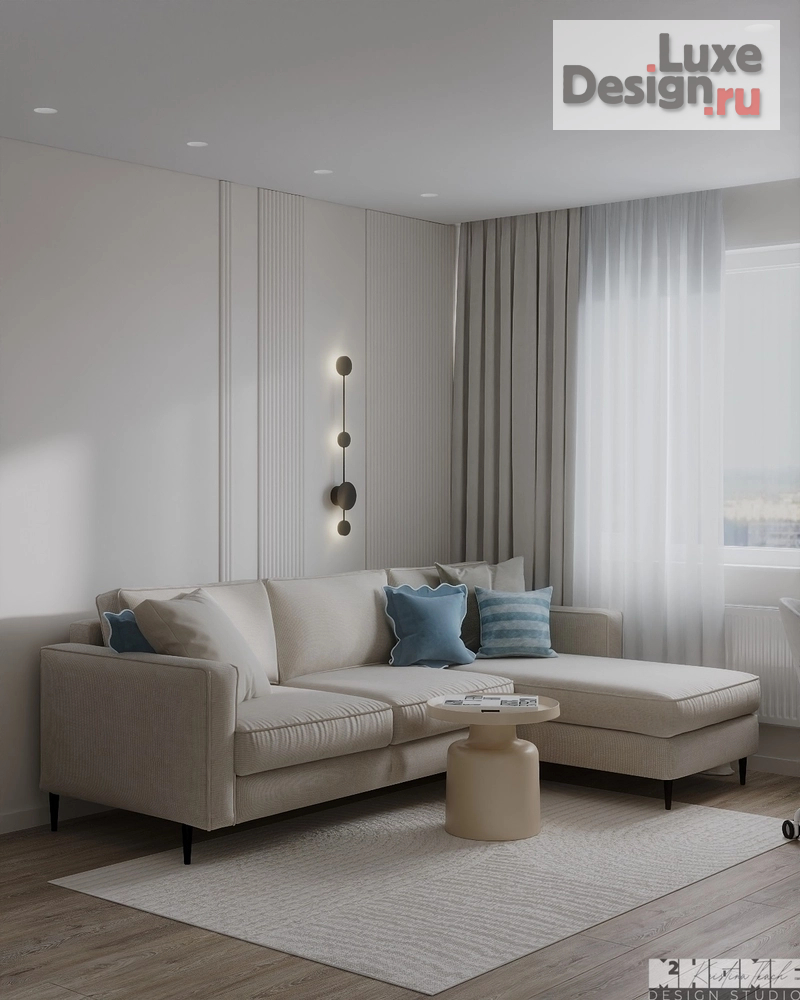 Дизайн интерьера квартиры "ДИЗАЙН-ПРОЕКТ КВАРТИРЫ 52 м2 | WHITE & BREEZE" (фото 1) от дизайнера Ткач Кристина Геннадьевна Дизайн интерьера квартиры "ДИЗАЙН-ПРОЕКТ КВАРТИРЫ 52 м2 | WHITE & BREEZE" (фото 1)