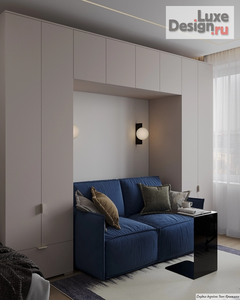 Дизайн интерьера квартиры "ДИЗАЙН-ПРОЕКТ В КВАРТИРЕ 35м2 ДЛЯ МОЛОДОГО ЧЕЛОВЕКА" (фото 12)