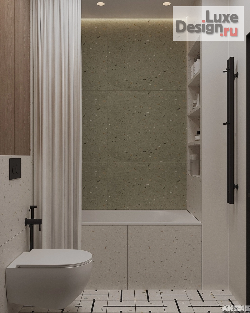 Дизайн интерьера квартиры "ДИЗАЙН-ПРОЕКТ КВАРТИРЫ 40 м2 - OCEAN CORALS" (фото 2)