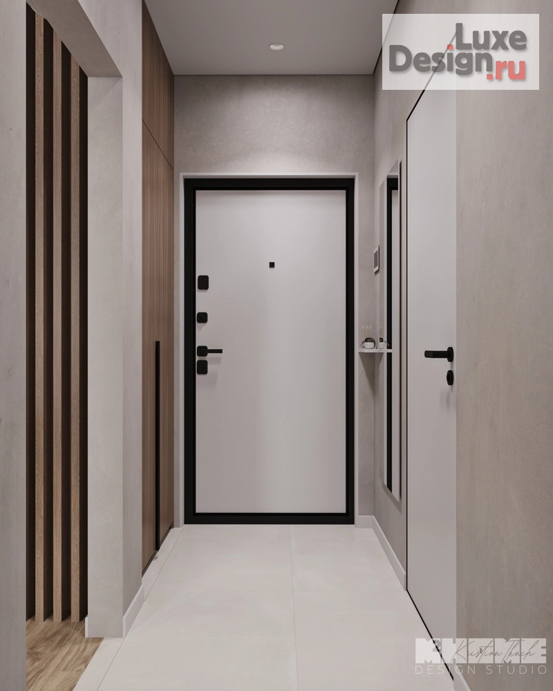 Дизайн интерьера однокомнатной квартиры "CIRCLE" (фото 2)